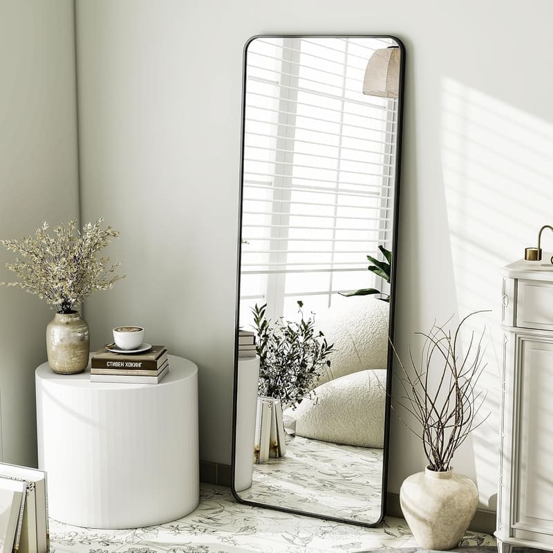 The Artment Vista Arched Full-Length Floor Mirror (155 × 45 cm, Aluminium Frame)