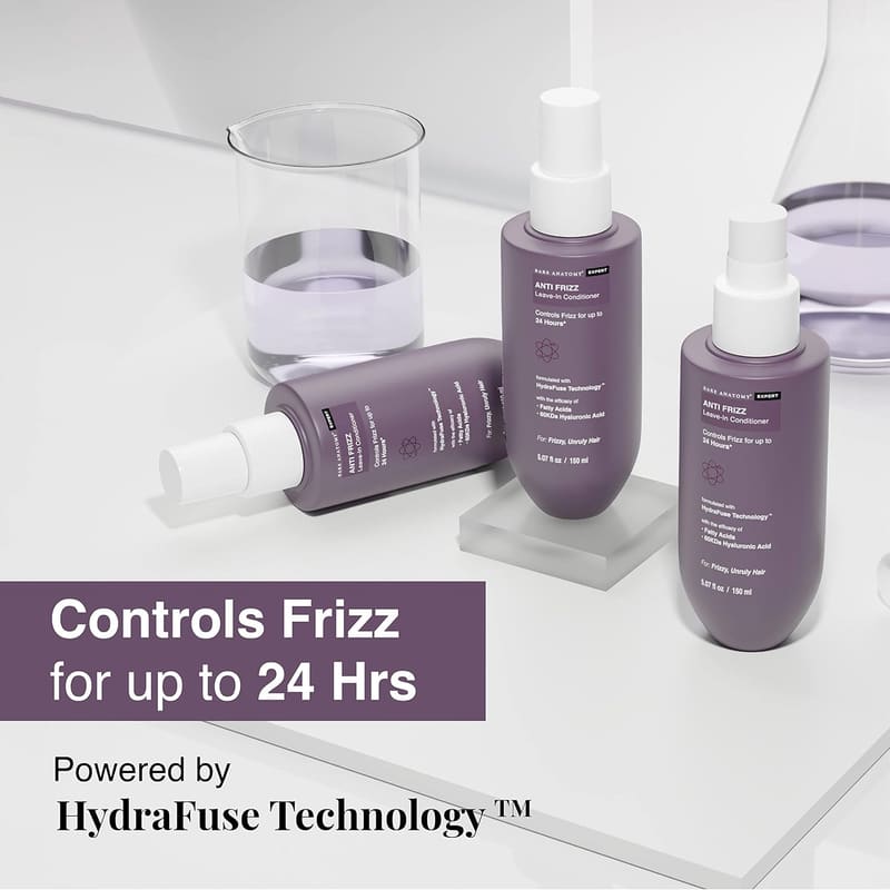 Bare Anatomy Anti Frizz Leave In Conditioner packaging and details