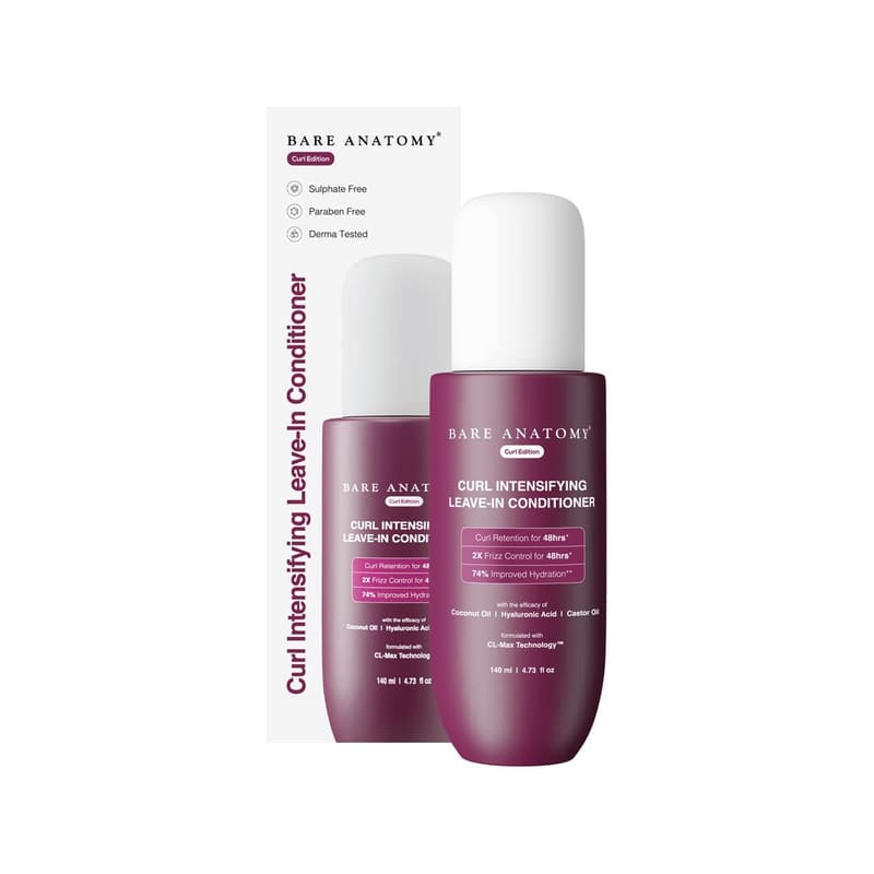 Bare Anatomy Curl-Boosting Cream Leave-In Conditioner packaging and details