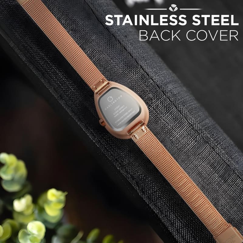 Carlington Iconic CT 2047 alternate product photo showing the slim case and mesh bracelet