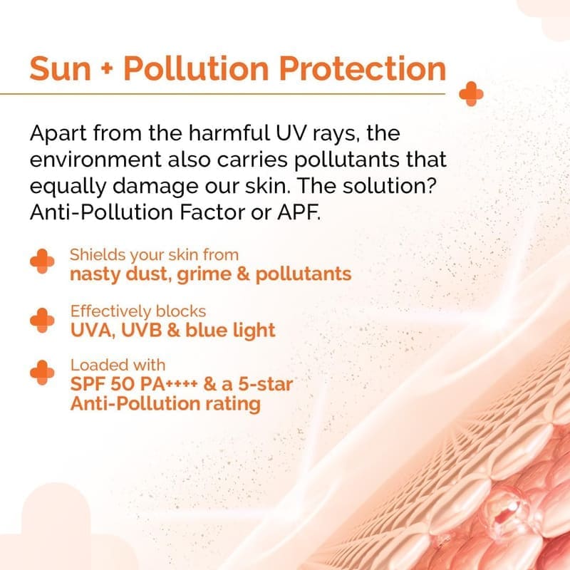 The Derma Co 1% Hyaluronic Sunscreen Oil-Free Matte Gel SPF 50 PA++++ texture and packaging