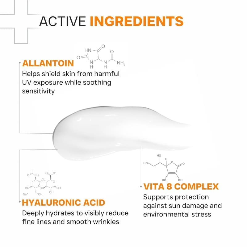 DERMATOUCH Multivitamin SPF 50 PA++++ Sunscreen Gel application on skin