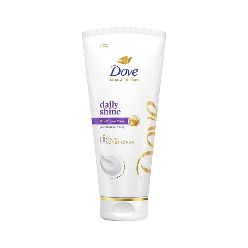 DOVE Daily Shine Hair Conditioner, 175 ml, for Smooth & Shiny Hair, with Nutritive Serum, 