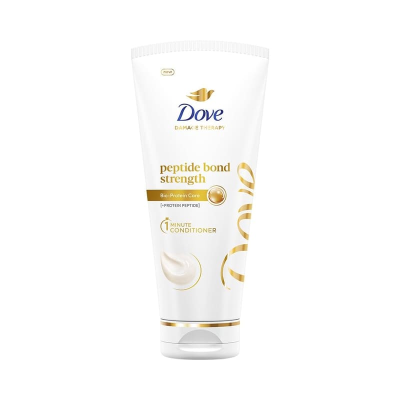 Dove Peptide Bond Strength Conditioner for Dry & Damaged Hair - 175 ml packaging and details