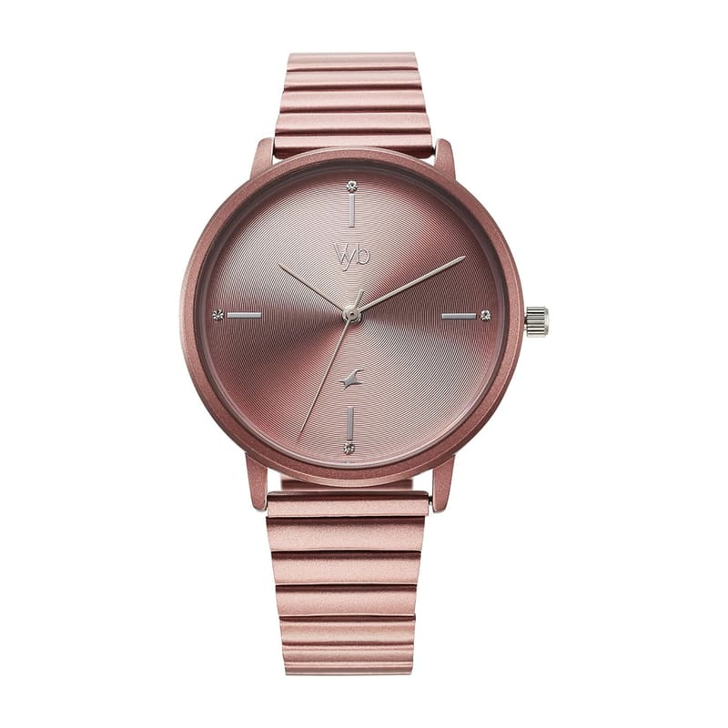 Fastrack Vyb Bliss FV60021KM05W Dusty Pink Women's Watch