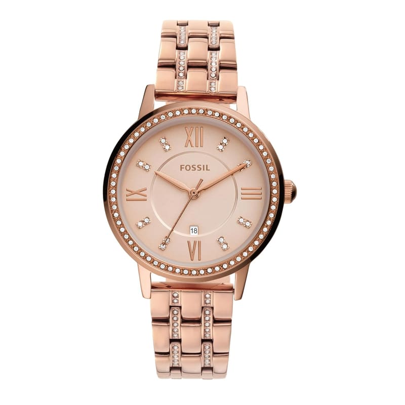 Fossil Gwen ES4879 Three-Hand Date Gold-Tone Bracelet Women's Watch