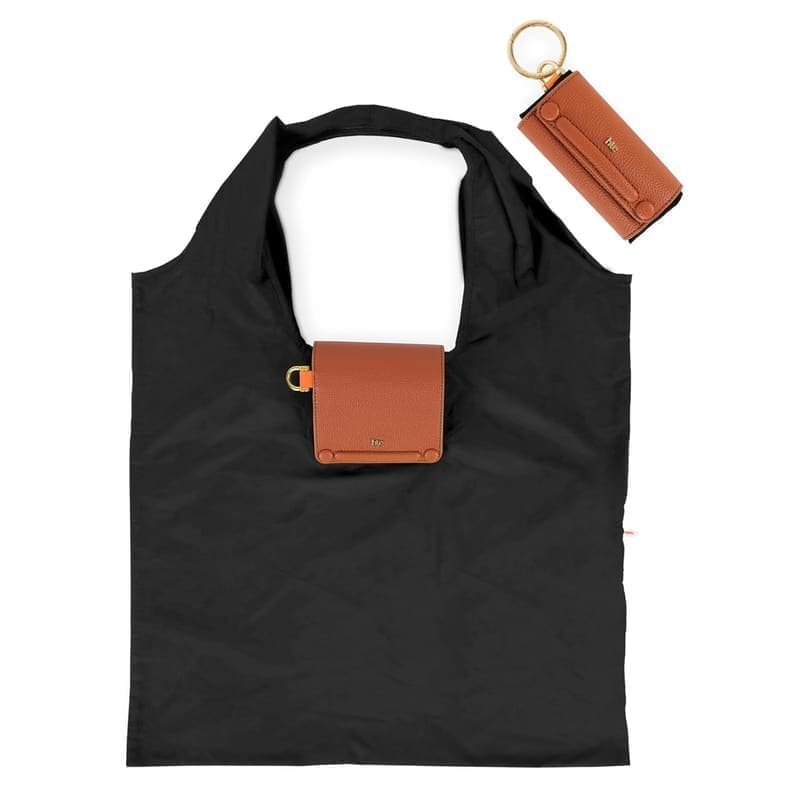 HIE Lepayt Foldable Vegan Leather Tote Bag for Women