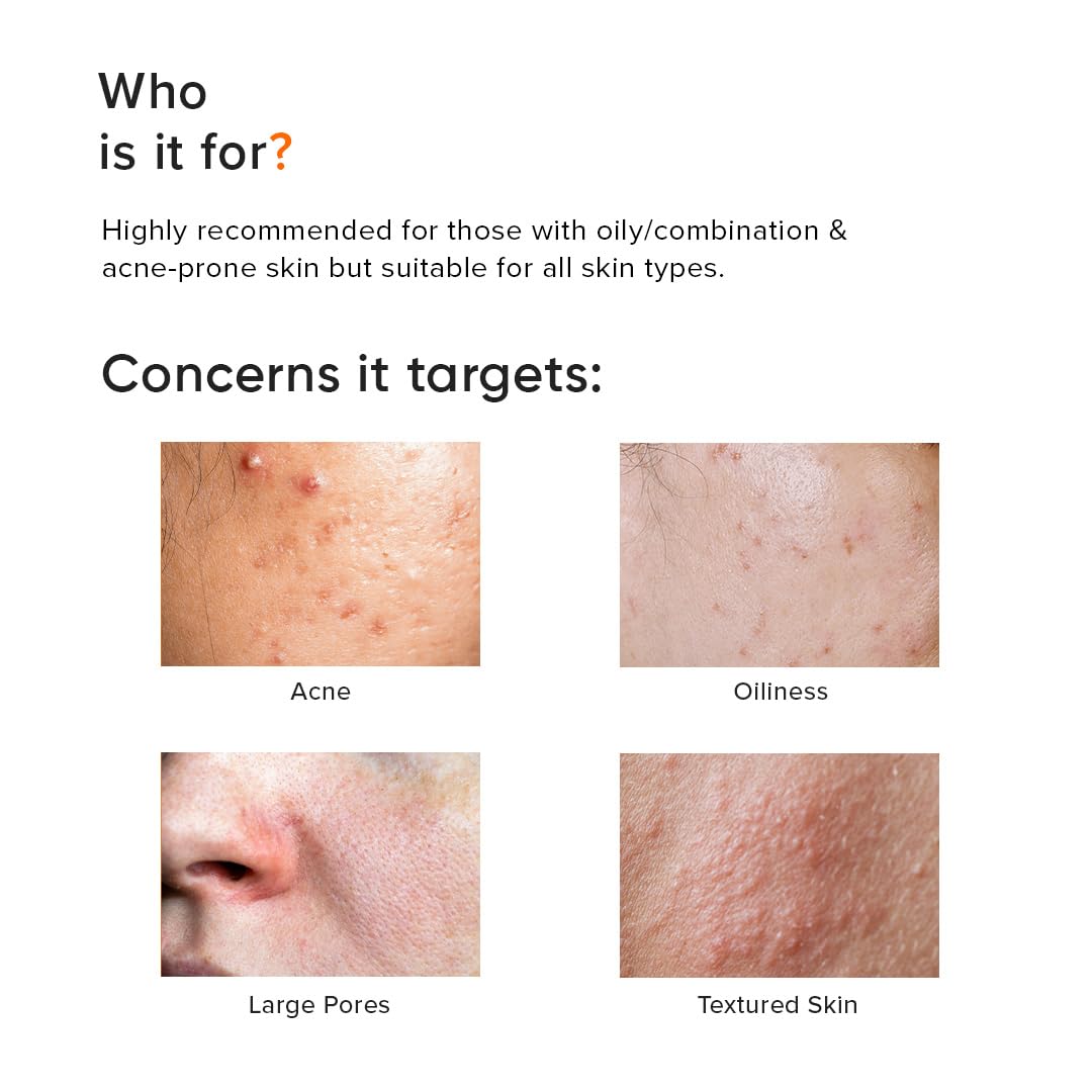 Minimalist Salicylic Face Wash texture swatch — translucent gel consistency with controlled foaming behaviour shown on damp skin