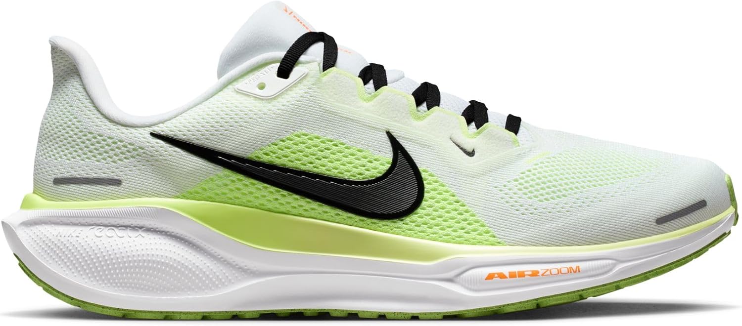 Nike Pegasus 41 outsole and tread pattern showing wide rubber coverage for daily road running