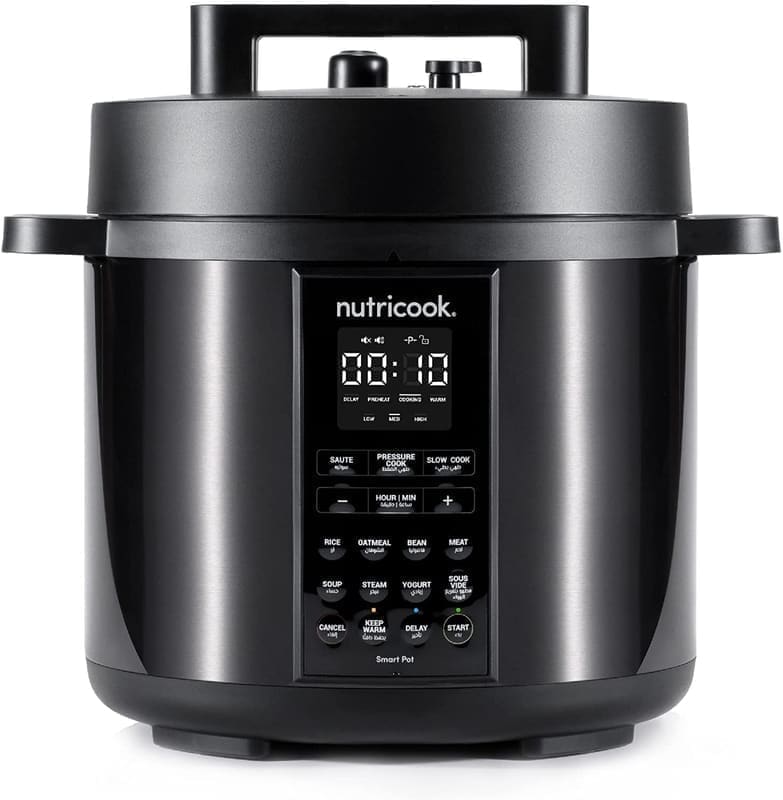 Nutricook Smart Pot 2 (6QT / 5.7L, 9-in-1 Electric Pressure Cooker with Smart Lid) thumbnail
