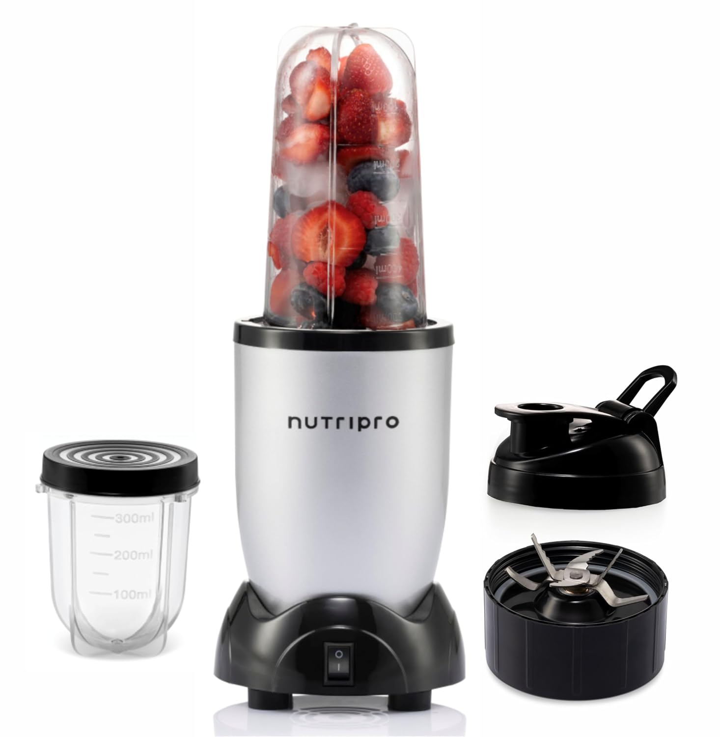 NutriPro Juicer Mixer Grinder 500W (2 Jars + Sipper) thumbnail