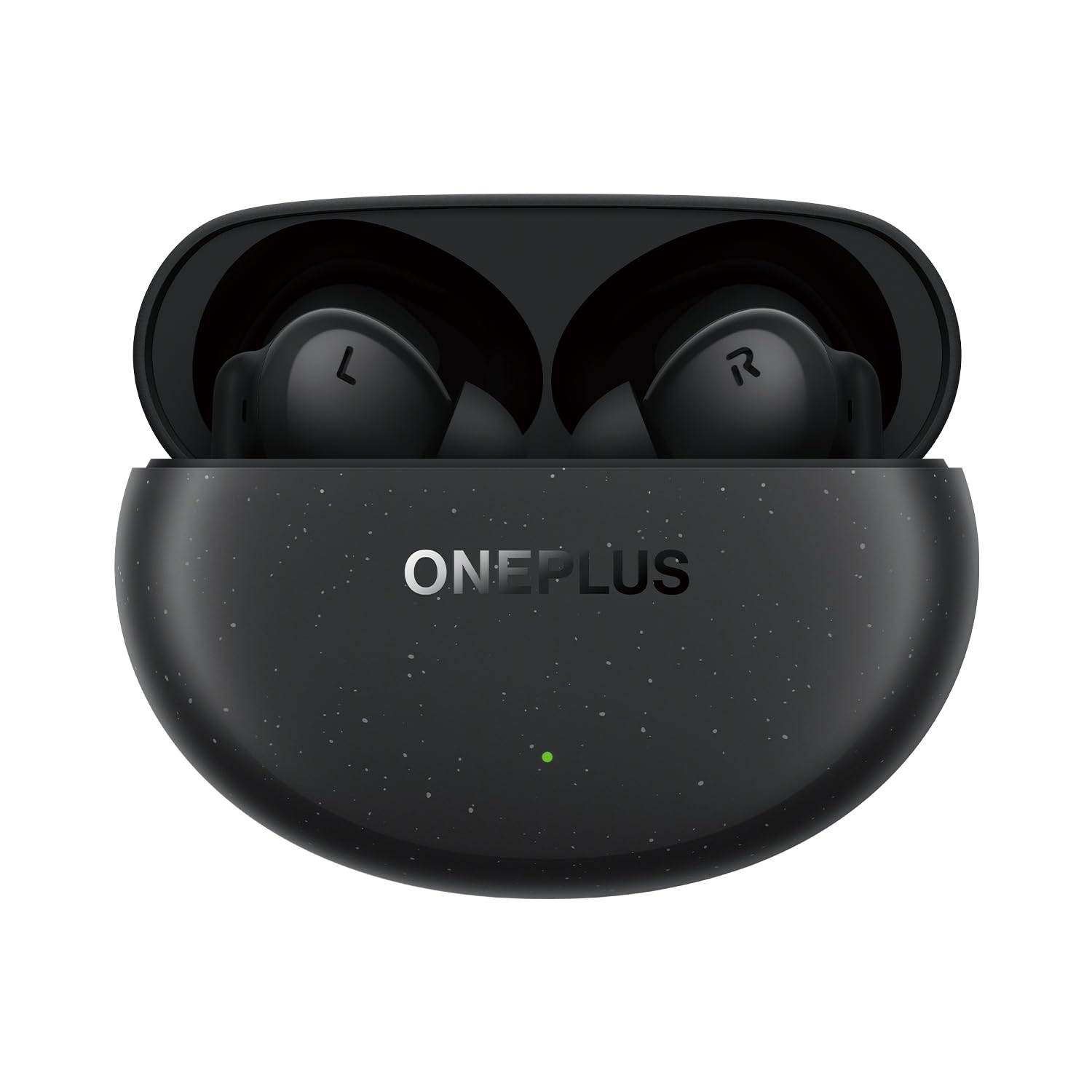 OnePlus Nord Buds 3 Pro detail product shot of a single earbud highlighting the stem-style touch-control surface and the canal-fit silicone tip used to seal in the 49dB ANC