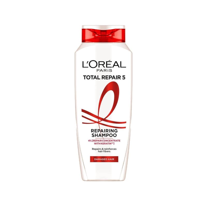 L'Oreal Paris Shampoo, For Damaged And Weak Hair, With Pro-Keratin + Ceramide, Total Repai
