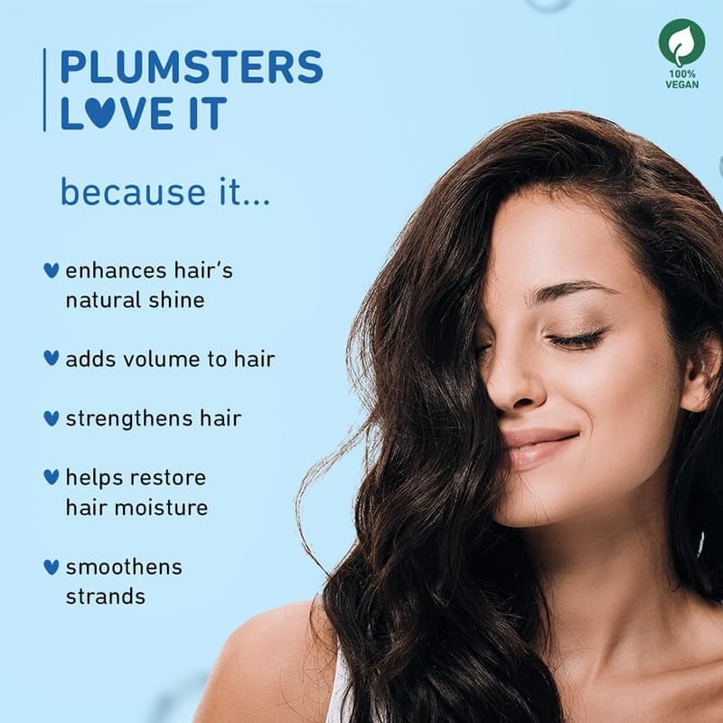Plum Coconut Milk & Peptides Shampoo for Dry & Frizzy Hair packaging and details