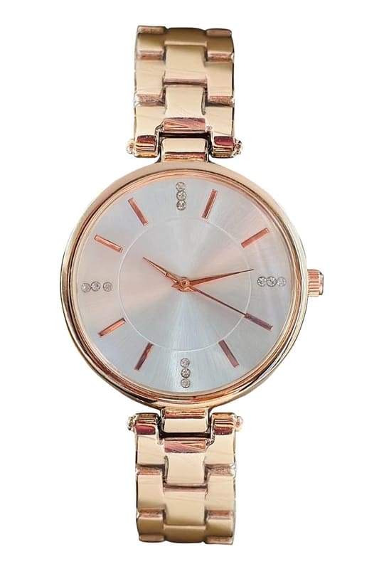 Styledose NEW KC 1 alternate product photo showing the rose gold case and bracelet