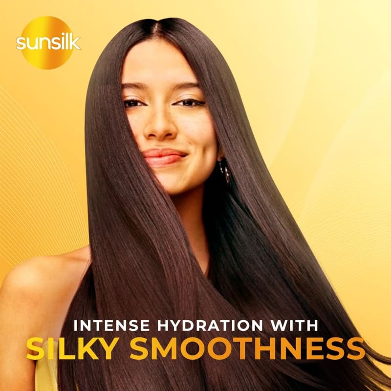 Sunsilk Flowy Silk Smooth Conditioner 180ml packaging and details