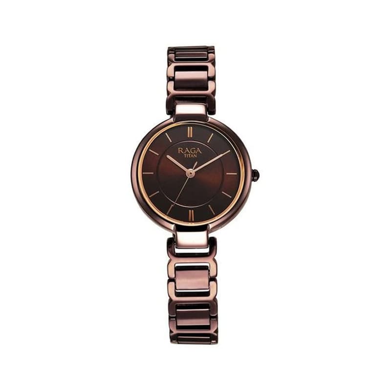 Titan Raga Delight NT2608QM02 additional gallery photo of the brown dress watch