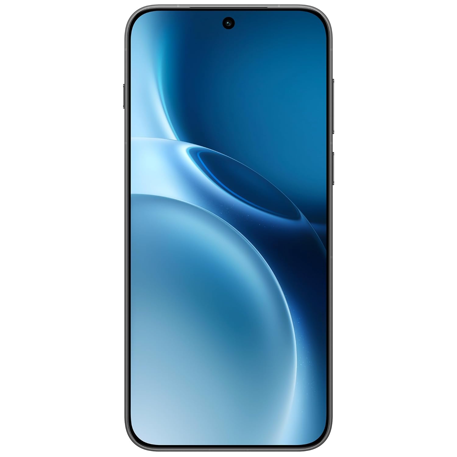 vivo X300 Pro 5G in Elite Black — front view of the 6.78-inch ZEISS Master Color LTPO AMOLED display with 1.1 mm symmetric bezels and centred punch-hole front camera